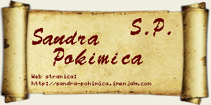 Sandra Pokimica vizit kartica